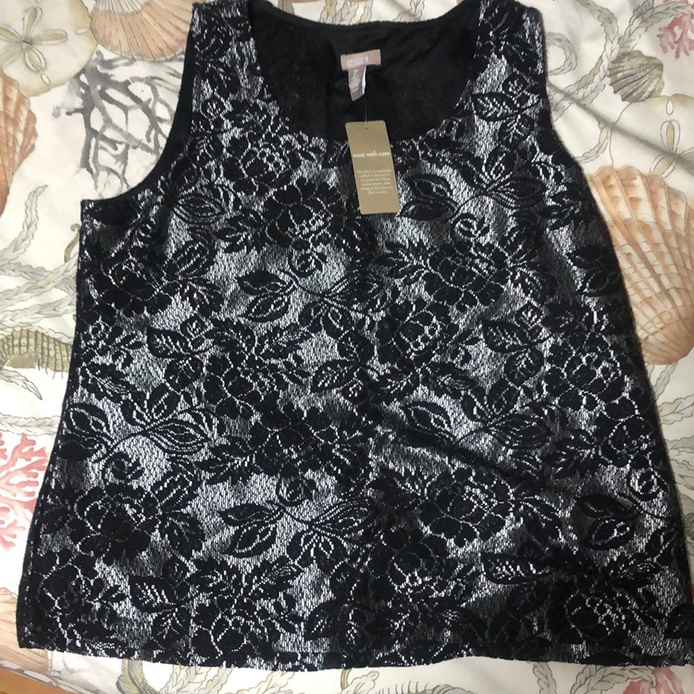 NWT Dressy tank runs like a medium